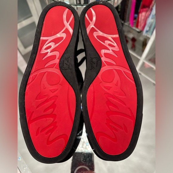 NWOT Christian Louboutin Vieira Black sneakers size 40. Worn once. - Picture 5 of 9